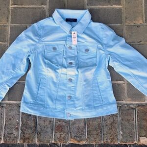 Talbots Sea Salt Blue Women's Denim Jacket